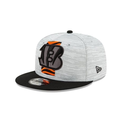 Cincinnati Bengals Gorra | New Era Official NFL Training 9fifty Snapback Cap Mexico - Negros